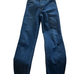 Santana Stretch Straight-Leg Jeans (size 8)